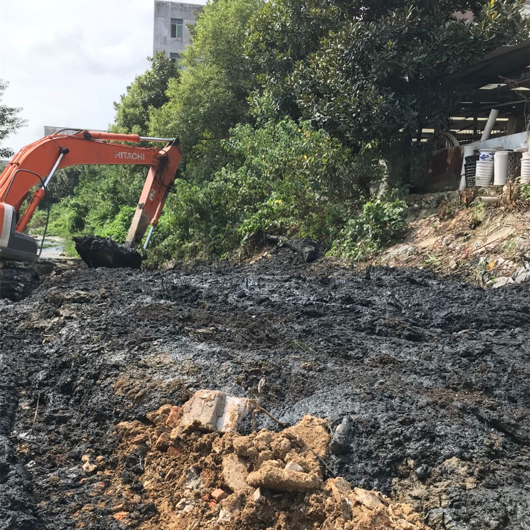 南昌幸福渠道淤泥固化